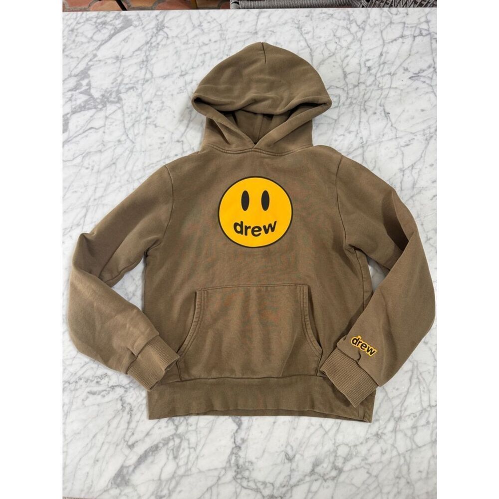Drew House Justin Bieber Kids Size 8/10 Olive Green Hoodie